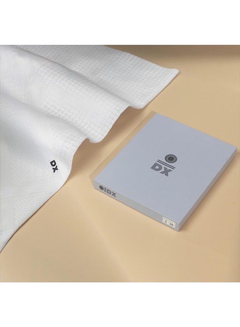 شماغ دي اكس DX ابيض رجالي - Image 3